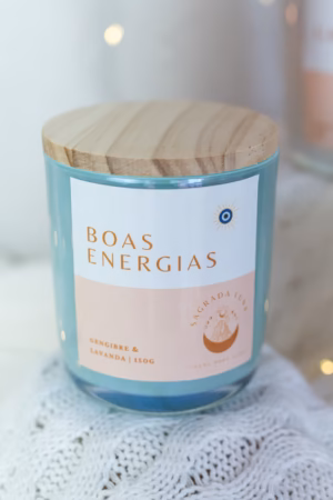 Vela Boas Energias — Gengibre & Lavanda